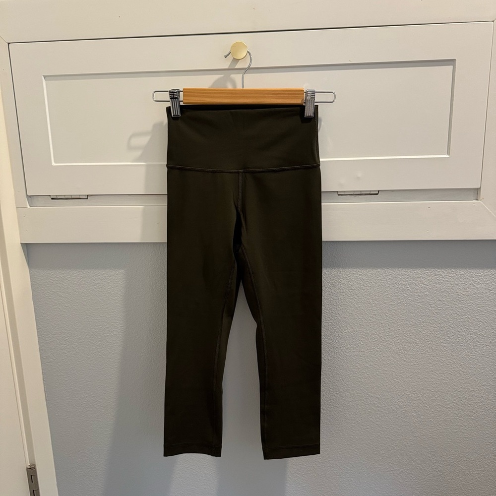 Lululemon Athletica Olive Green Leggings